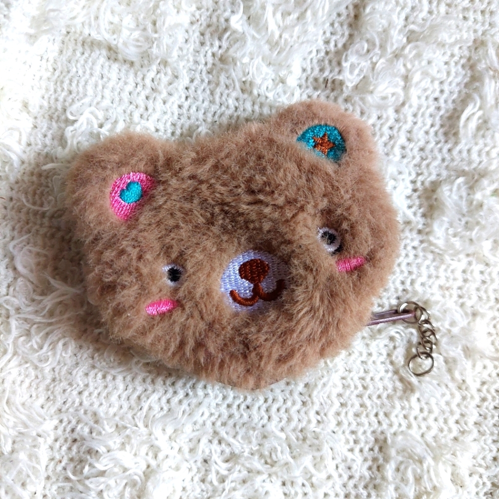 Adorable Brown Bear Plush Coinpurse